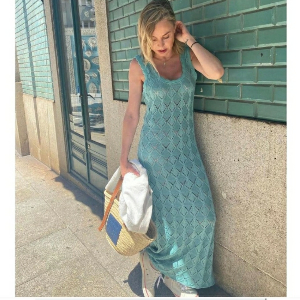 Zara crochet dress